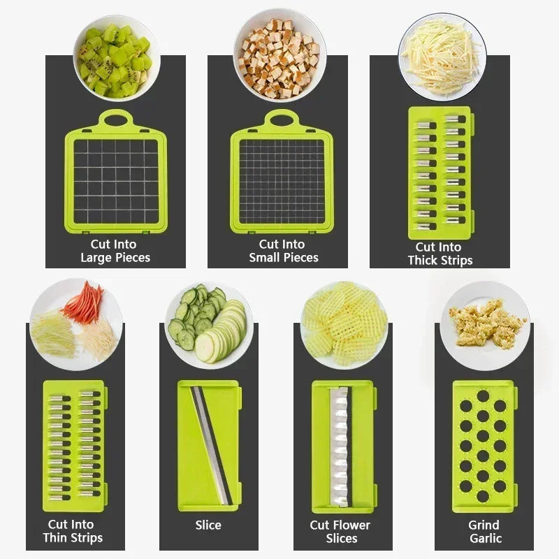 14/16 in 1 Multifunctional Vegetable Chopper