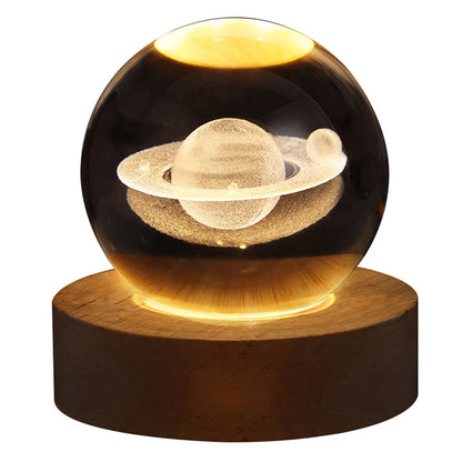 Unique 3D Crystal Ball Lamp