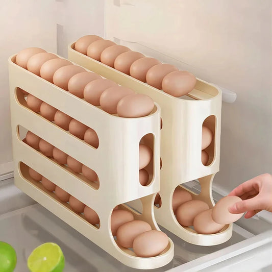 Multi-layer Automatic Rolling Egg Storage Box