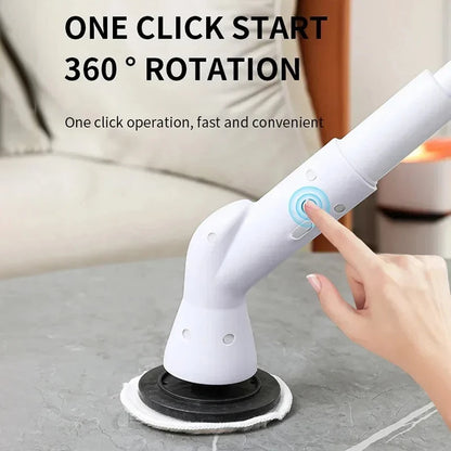 6-in-1 Wireless Electric Rotary Electric Cleaning Brush for kitchen and Bathroom